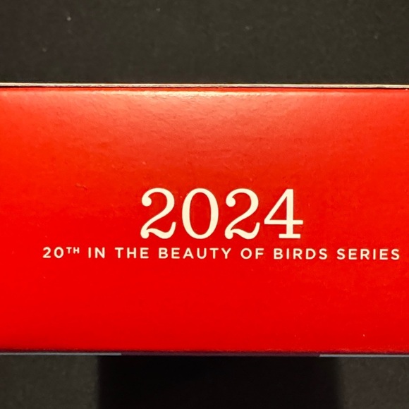 Hallmark Keepsake Swallow Ornament with Green and Purple - Picture 4 of 6